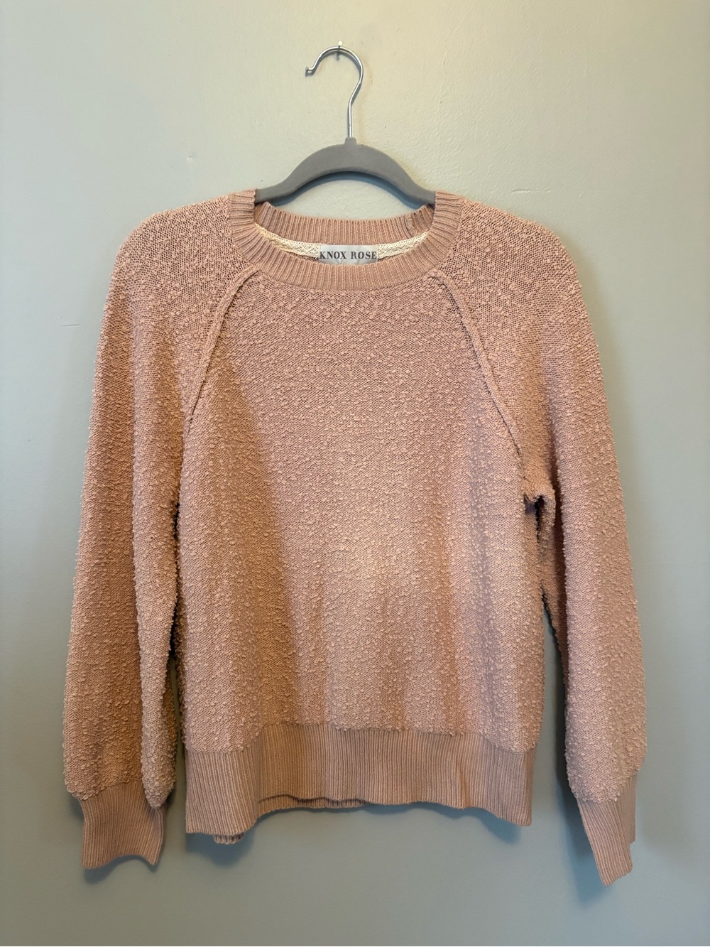 Knox Rose Dusty Blush Crewneck Sweater